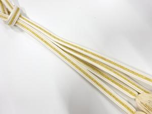 正絹　撚り房　手組帯締め（長尺）